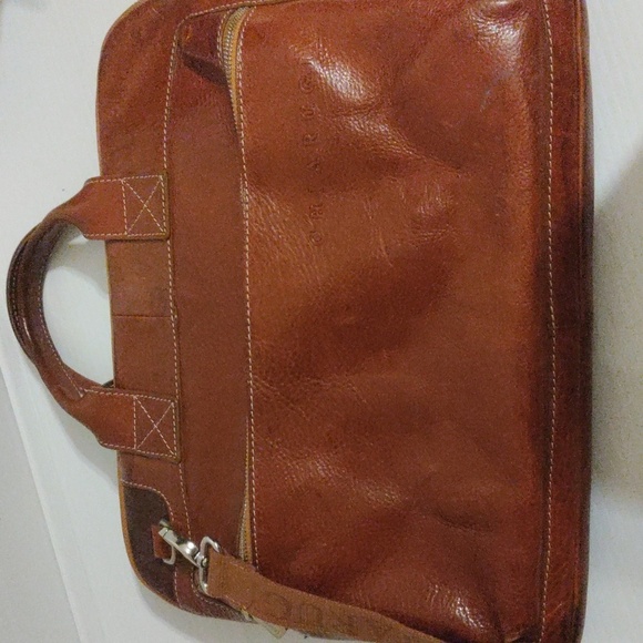 Authentic Chiarugi Genuine Leather Briefcase - Picture 4 of 14